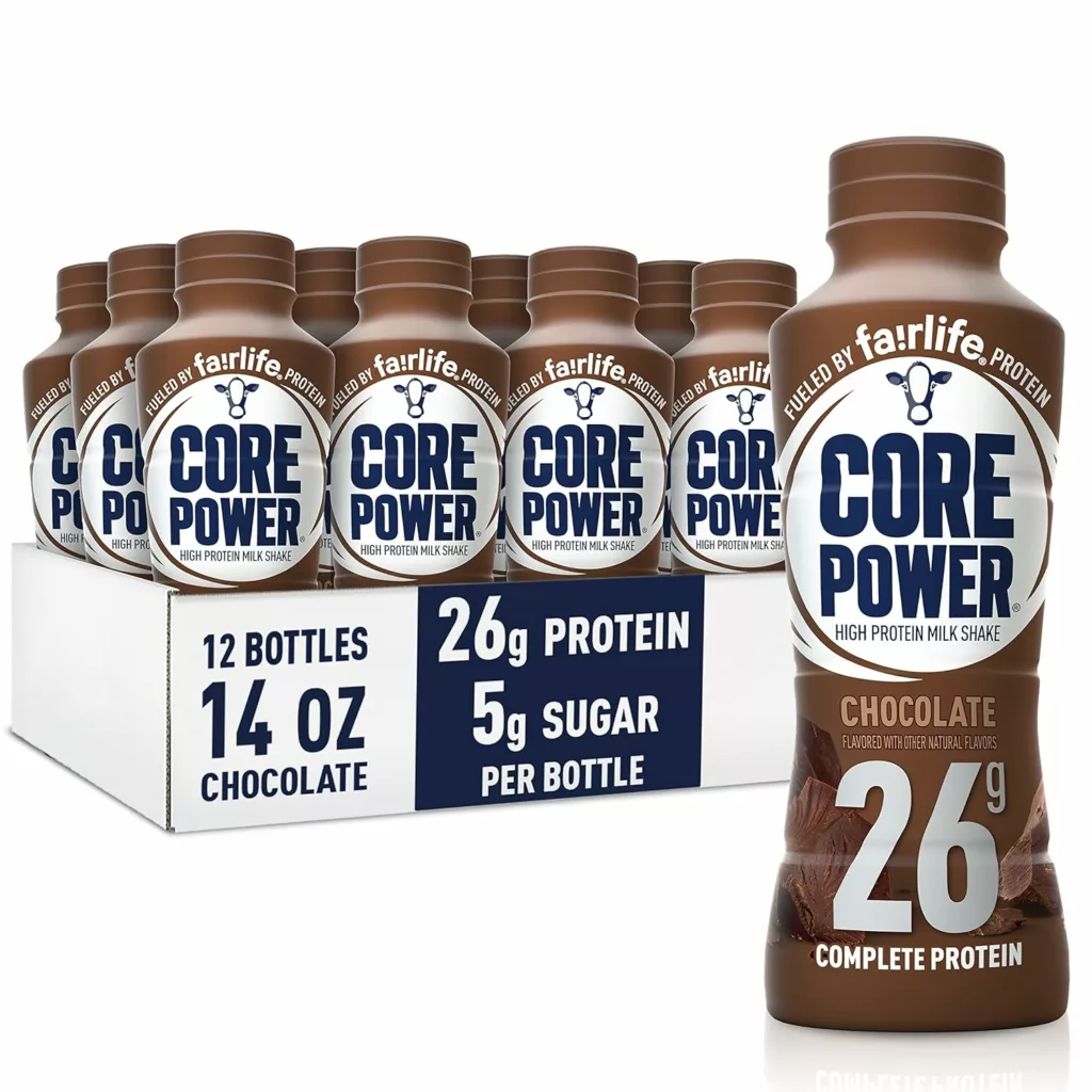 Core Power Fairlife 26g Protein Milk Shakes, Ready To Drink for Workout Recovery, Chocolate, 14 Fl Oz (Pack of 12)