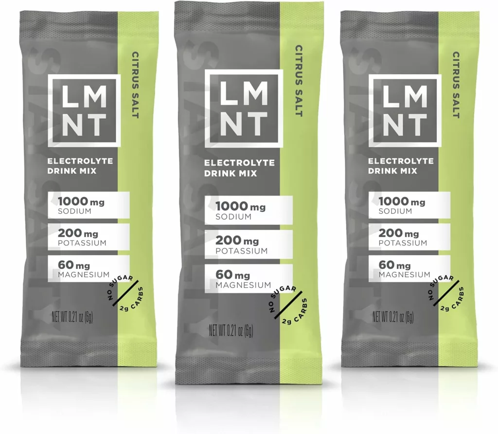 LMNT Zero-Sugar Electrolytes - Citrus Salt - Hydration Powder Packets | No Artificial Ingredients | Keto  Paleo Friendly | 30 Sticks