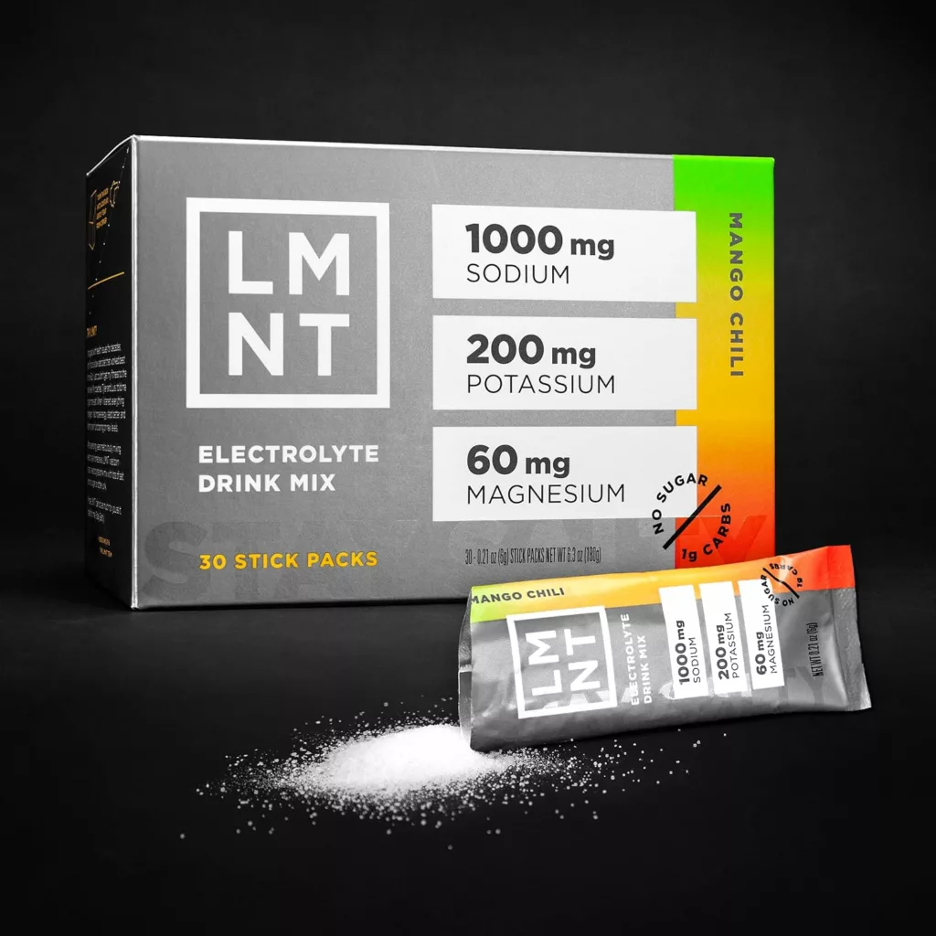 LMNT Zero-Sugar Electrolytes - Citrus Salt - Hydration Powder Packets | No Artificial Ingredients | Keto  Paleo Friendly | 30 Sticks