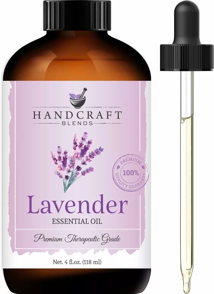 Handcraft Lavender Essential Oil - 100% Pure and Natural - Premium Therapeutic Grade with Premium Glass Dropper - Huge 4 fl. Oz