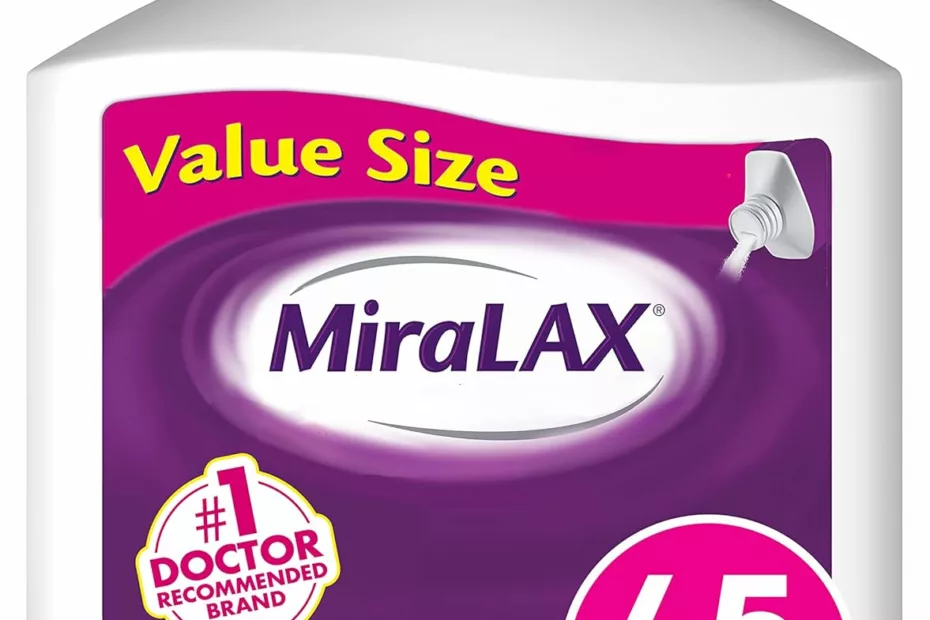 miralax gentle constipation relief laxative powder review