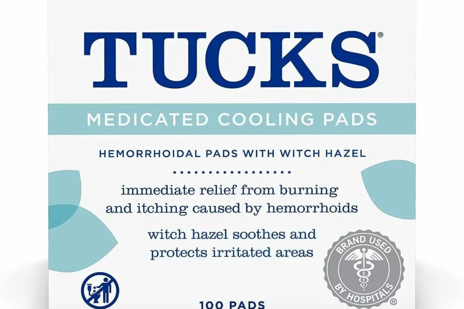 tucks medicated cooling pads review