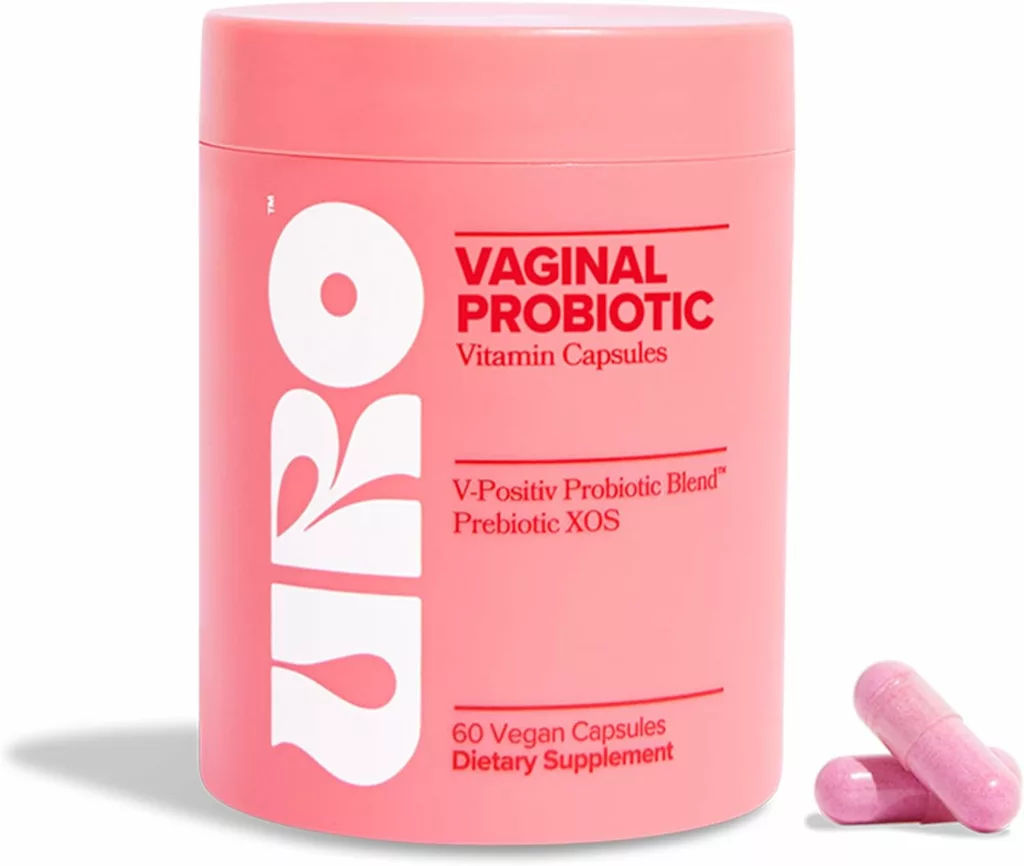 URO Vaginal Probiotics for Women pH Balance with Prebiotics  Lactobacillus Blend - Womens Health Supplement - Promote Healthy Vaginal Odor  Vaginal Flora, 30 Servings (Pack of 1)