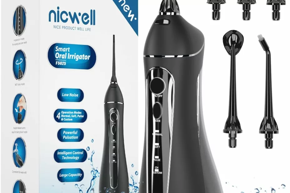 nicwell water dental flosser teeth pick review