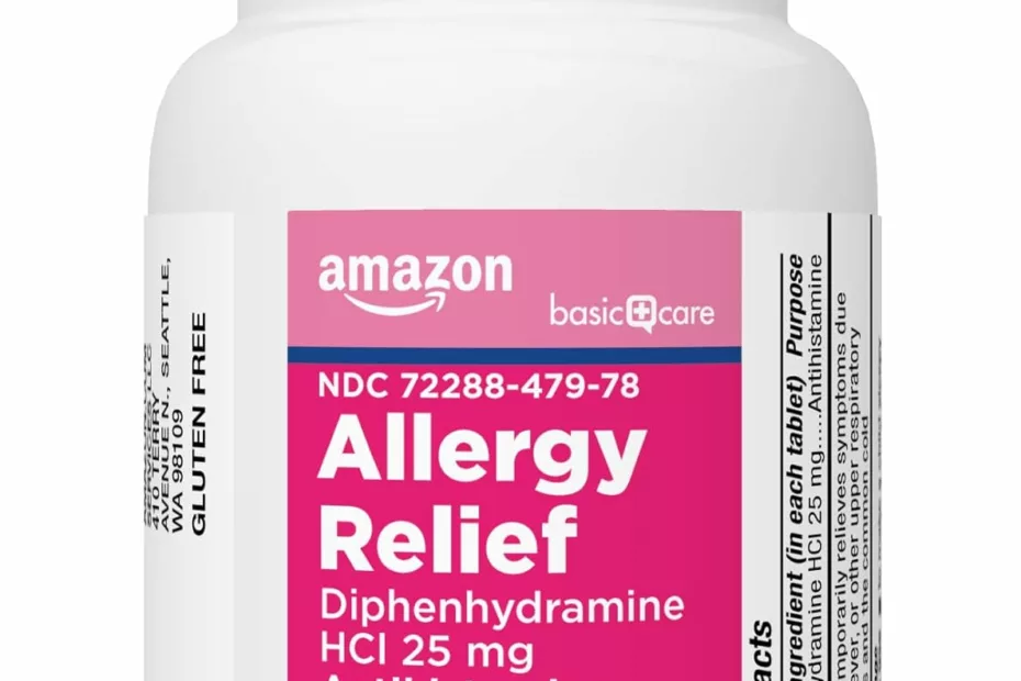amazon basic care allergy relief diphenhydramine hcl 25 mg review