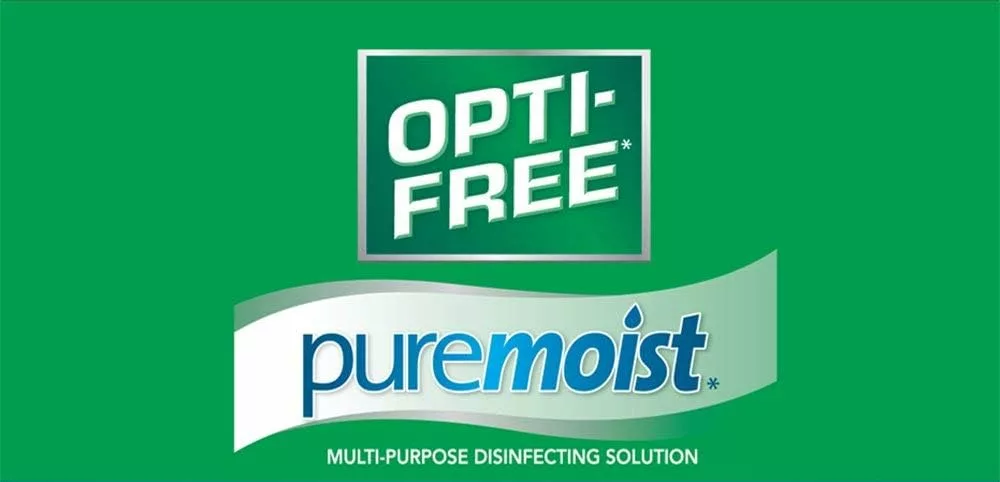 Opti-Free Puremoist Multi-Purpose Disinfecting Solution with Lens Case, 20 Fl Oz