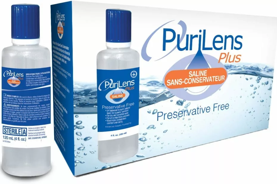 purilens plus preservative free contact lens saline 120ml 4 fl oz 12 pack