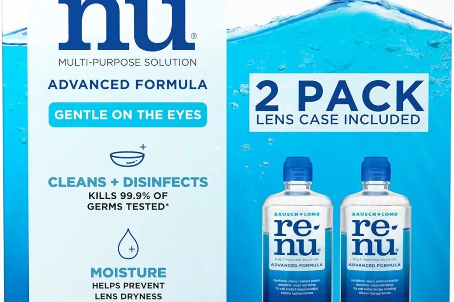 renu contact lens solution advanced formula 12 fl oz pack of 2 1